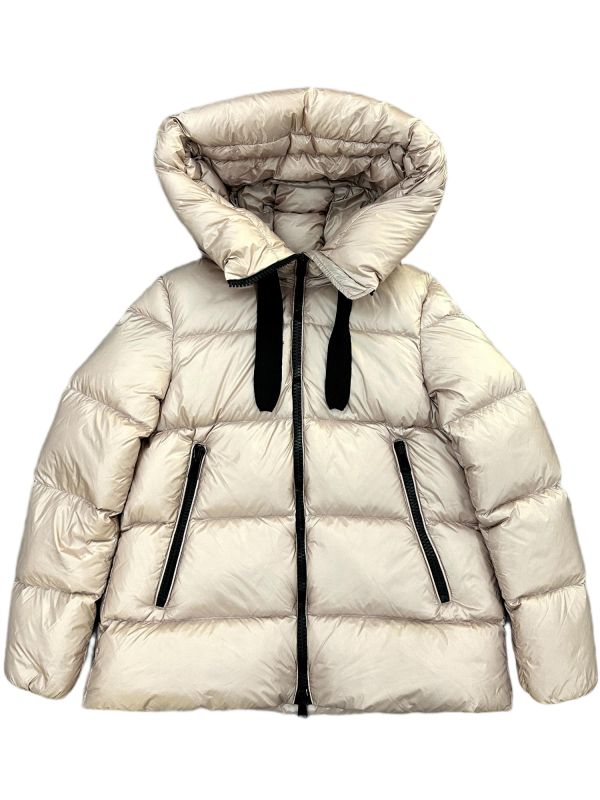 Marus Long Hooded Quilted Down Parka