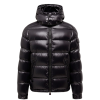 Maya Glossy Short Hooded Down Coat
