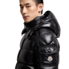 Maya Glossy Short Hooded Down Coat